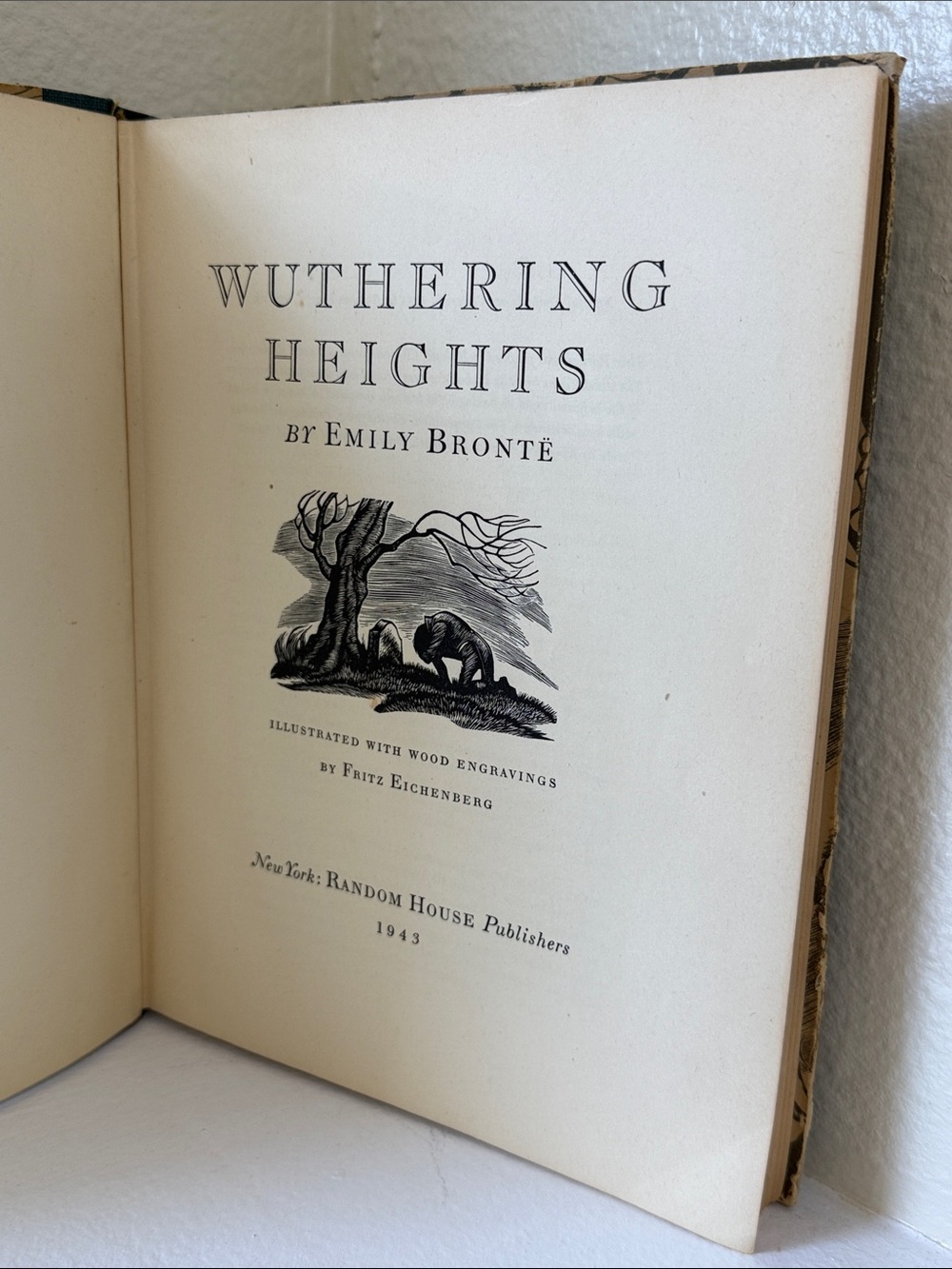 Wuthering Heights, Emily Bronte 1943 Engraved Illustrations by Fritz Eichenberg - Picture 10 of 13